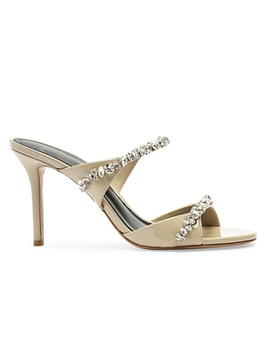 Gianna 85MM Crystal-Embellished Sandals