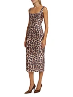 Cressida Animal Print Midi-Dress