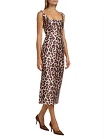 Cressida Animal Print Midi-Dress