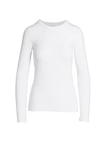 Soft Touch Long-Sleeve Crewneck Top