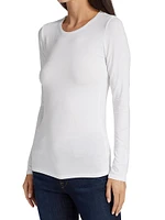 Soft Touch Long-Sleeve Crewneck Top