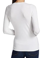 Soft Touch Long-Sleeve Crewneck Top