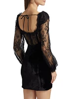 Lace & Velvet Minidress