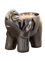 Silver Grand Elephant Candle