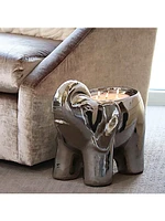 Silver Grand Elephant Candle