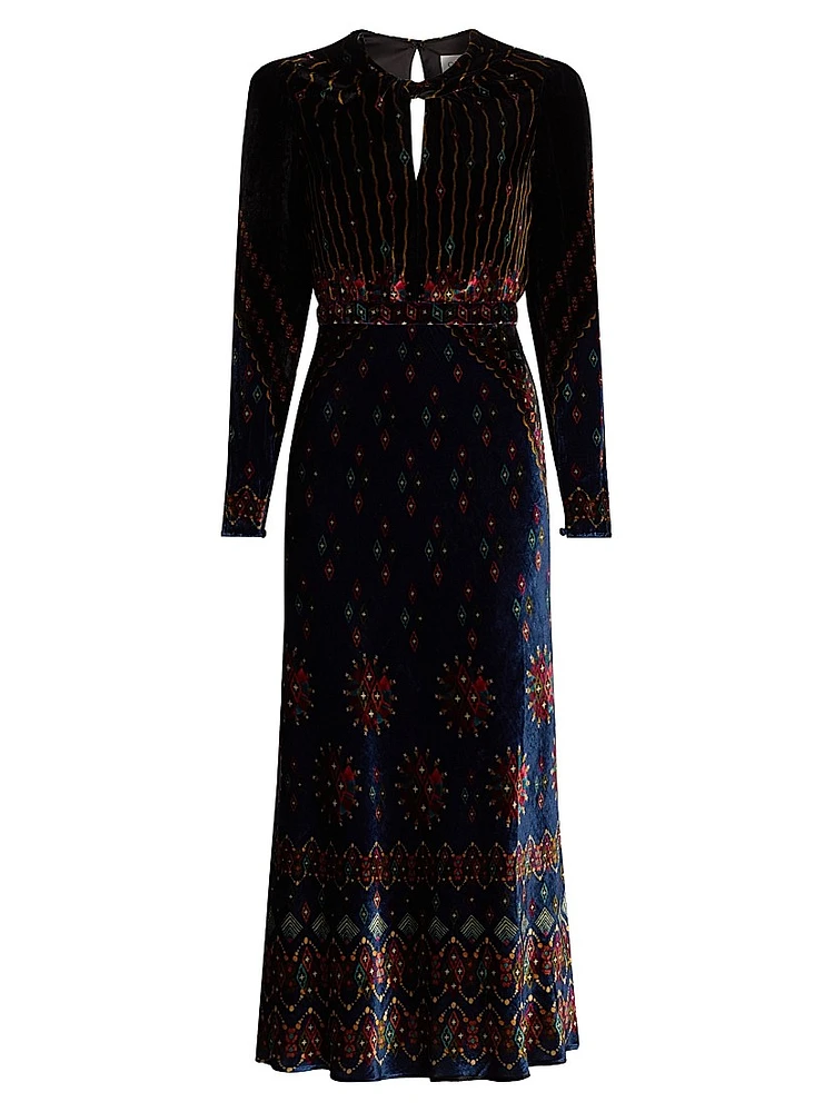 Claudia Velvet Maxi Dress
