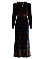 Claudia Velvet Maxi Dress