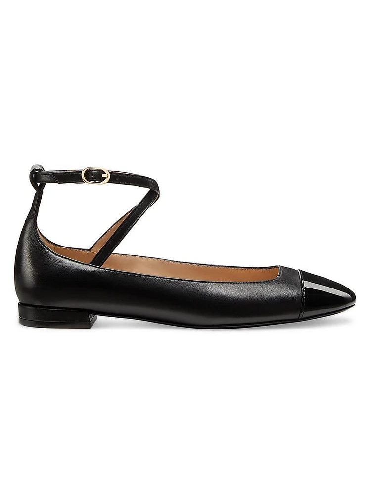 Eden Strap Patent Leather Flats