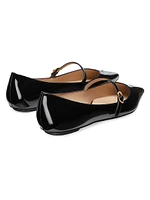 Emilia Patent Leather Mary Jane Flats