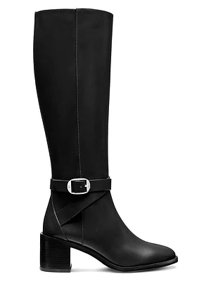 Esme Belted Leather Boots