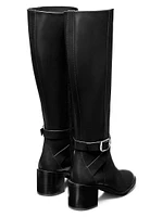 Esme Belted Leather Boots