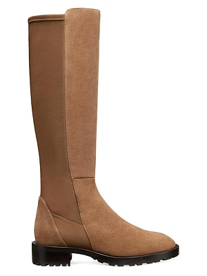 5050 Suede Knee-High Lug Boots