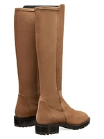 5050 Suede Knee-High Lug Boots