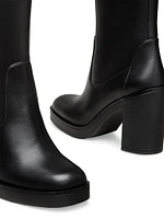 Bethenny Smooth Leather Booties