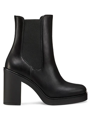 Bethenny 100MM Leather Chelsea Booties