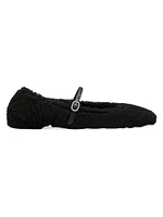 Lennox Shearling Leather Flats