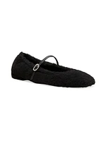 Lennox Shearling Leather Flats