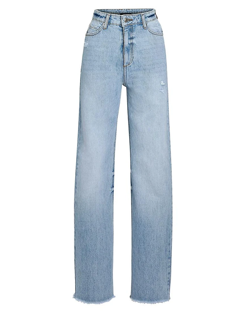 Brooklyn High Rise Straight Jeans