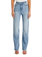 Brooklyn High Rise Straight Jeans