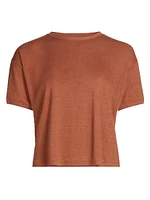 Linen Crewneck T-Shirt