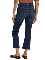 Le Crop Mini Boot High-Waist Raw-Hem Jeans