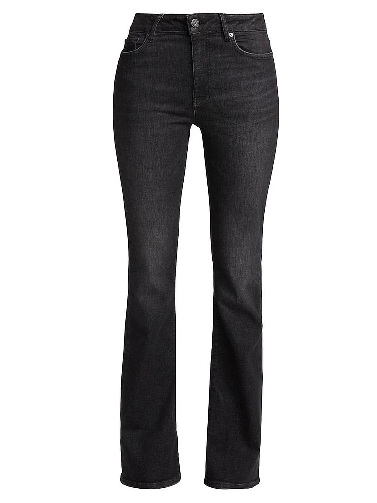 Le Mini Boot Stretch High-Rise Flare Jeans