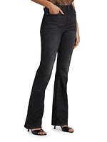 Le Mini Boot Stretch High-Rise Flare Jeans