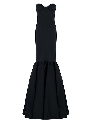 Inara Satin Bustier Mermaid Gown