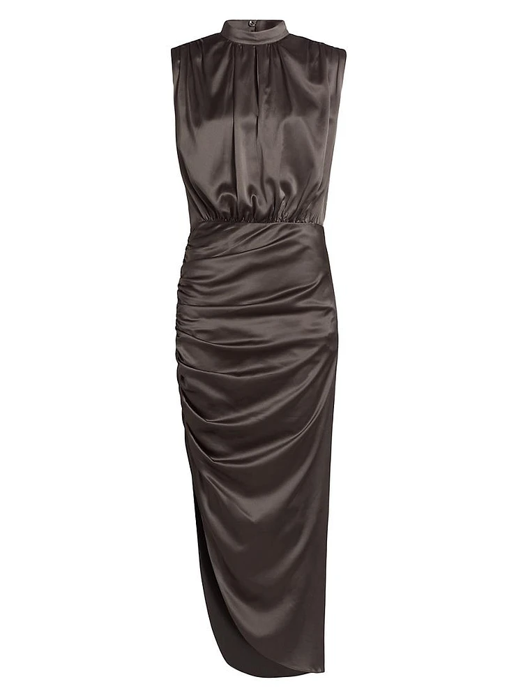 Aude Silk Midi-Dress