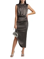 Aude Silk Midi-Dress