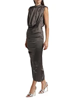 Aude Silk Midi-Dress