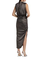 Aude Silk Midi-Dress