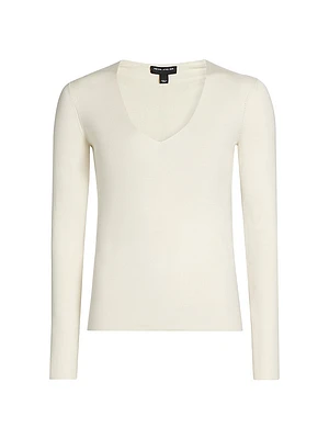 Maeve Knit Silk-Blend Top