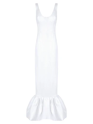 Pualo Satin Mermaid Gown