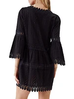 Victoria Broderie Anglaise Tiered Minidress