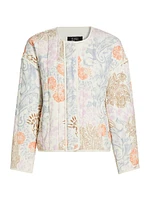 Paisley Padded Cotton Jacket
