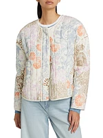 Paisley Padded Cotton Jacket