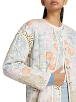 Paisley Padded Cotton Jacket