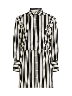 Striped Shirtdress