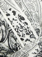 Paisley Cotton Tie-Waist Jacket