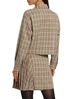 Plaid Stretch Jacket