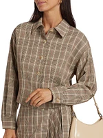 Plaid Stretch Jacket