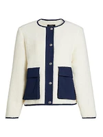 Faux-Sherpa & Denim Jacket