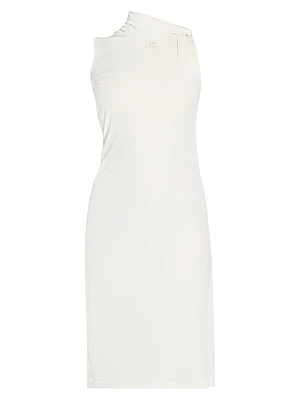 Stretch Crepe Jersey Dress