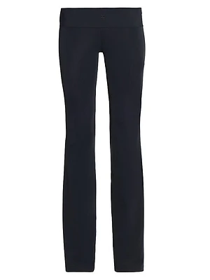 Stretch-Scuba Boot-Cut Pants