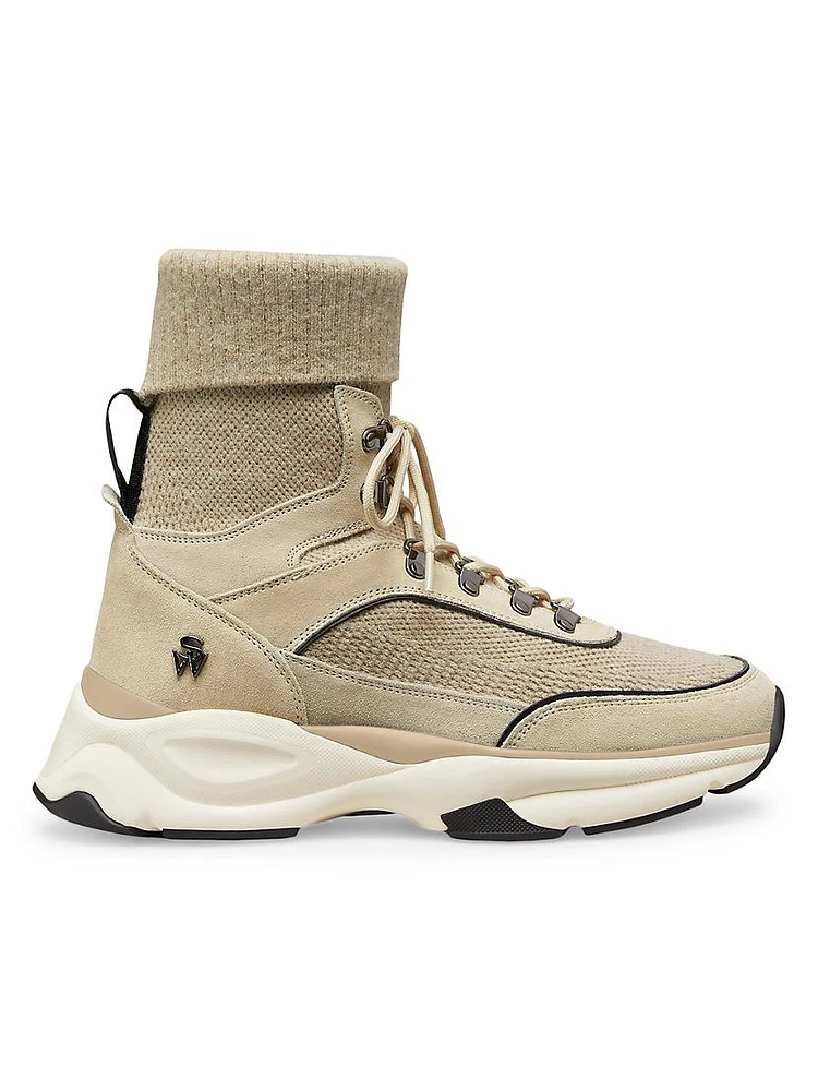 Hiker Leather High-Top Sneakers