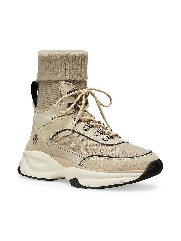 Hiker Leather High-Top Sneakers