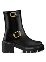 Soho Moto 70MM Leather Booties