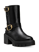 Soho Moto 70MM Leather Booties