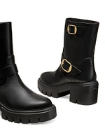 Soho Moto 70MM Leather Booties